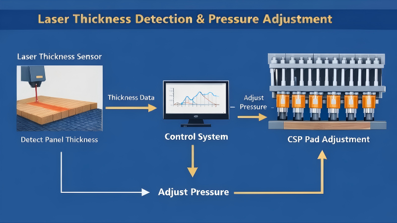 CSP & LASER THICKNESS DETECTOR