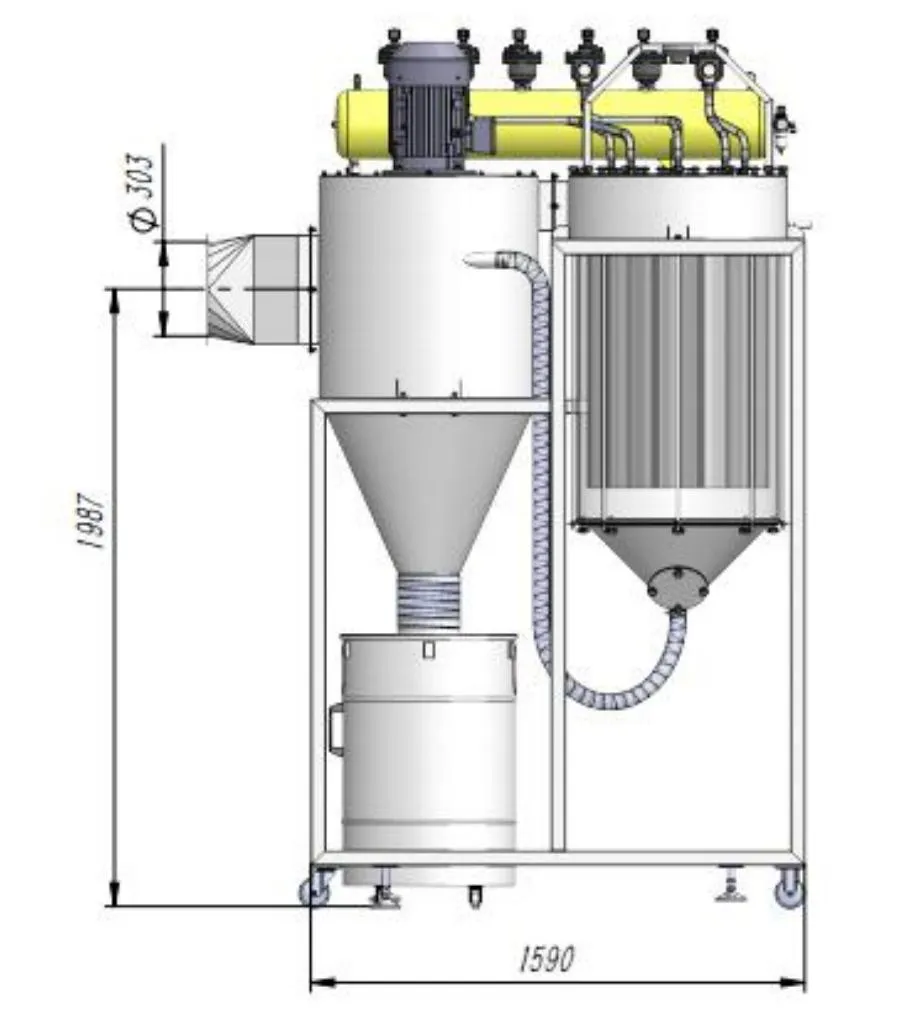 Portable Woodworking Machine Industrial Dust Collector