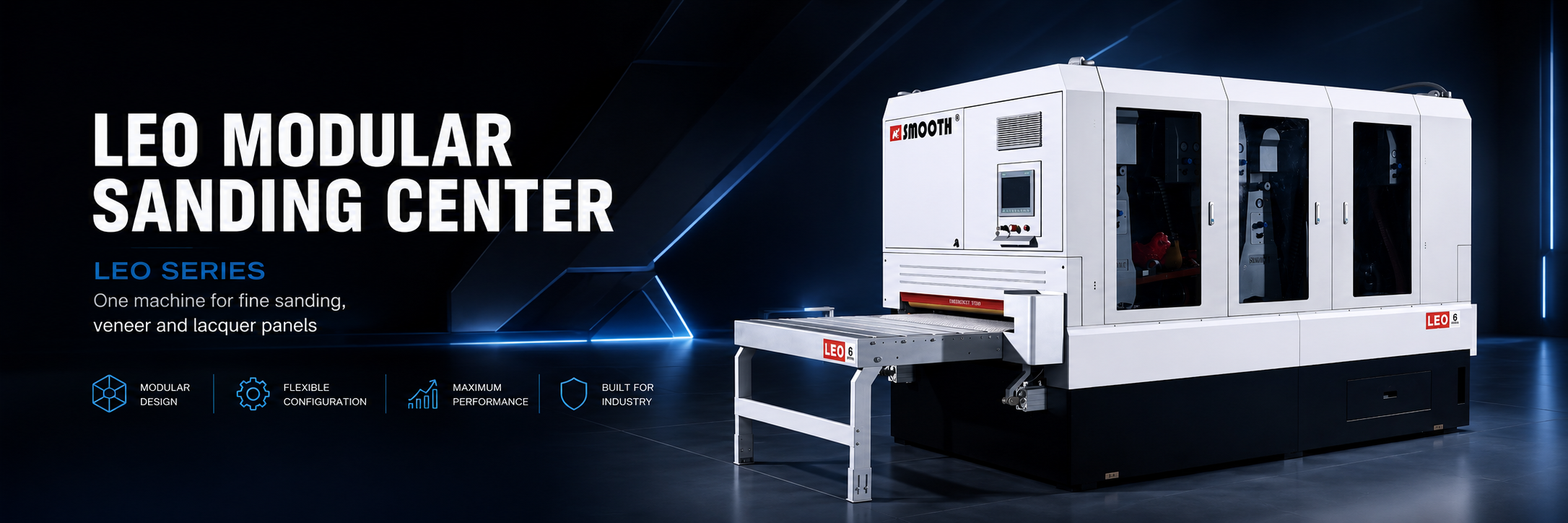 SMOOTH Sander_LEO modular sanding center